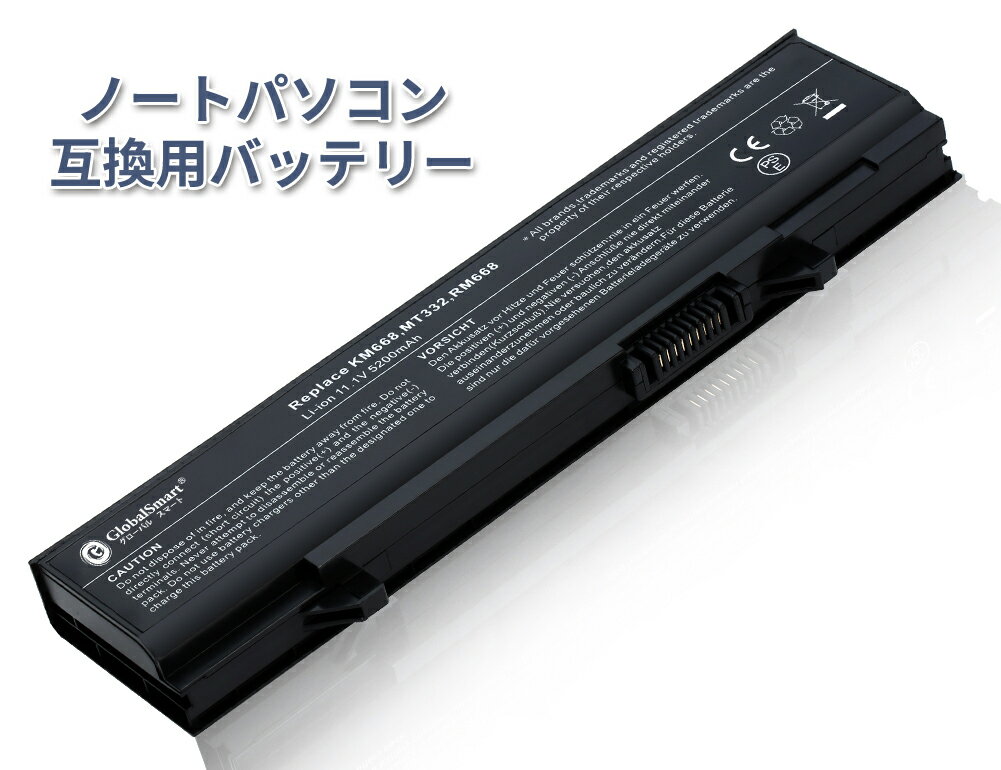 【増量】 GlobalSmartロゴ付 DELL デル Dell 0MT186 0WU841 KM769 RM680 0MT187 0WU843 KM771 T749D 0MT193 0WU852 KM970 U116D 0MT332 0X064D MT186 U725H 用 6セル オリジナル 高性能 ノートパソコン 互換 バッテリー