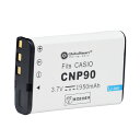 【2個セット】 Globalsmart CASIO オリジナル充電器対応 NP-90 交換バッテリー 3.7V 1950mAh 高性能 EX-H15 EX-FH100 EX-H20G デジタルカメラ用 リチウムイオン充電池 互換対応機種カメラ対応