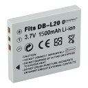 Globalsmart 新品 SANYO DB-L20 カメラ互換 バッテリー【1500mAh 3. ...