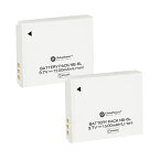 【2個セット】Globalsmart CANON IXY Digital 25 IS 対応 高性能互換 バッテリー【1500mAh 3.7V】NB-6L / NB-6LH 対応 PSE認証 1年保証 リチャージャブルバッテリー リチウムイオンバッテリー デジタルカメラ デジカメ 充電池 予備バッテリー