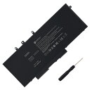 新品 DELL Dell Latitude 5280 Series 大容量互換バッテリパック【8947mAh 7.6V】対応用 1年保証 高性能 PSE認証 互換バッテリー【GlobalSmart】【日本国内倉庫発送】【送料無料】LG23EQ