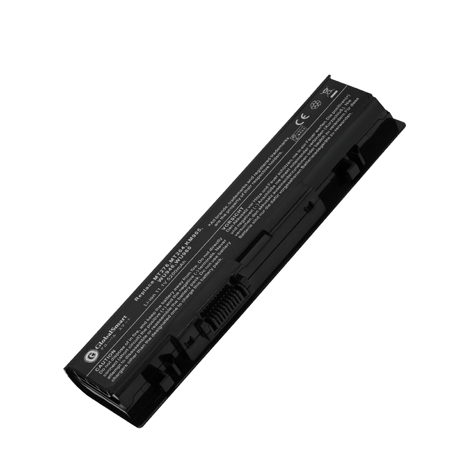 新品 DELL WU946 大容量互換バッテリパック【11.1V 5200mAh】対応用 1年保証 高性能 PSE認証 互換バッテリー【GlobalSmart】【日本国内倉庫発送】【送料無料】LG23EP