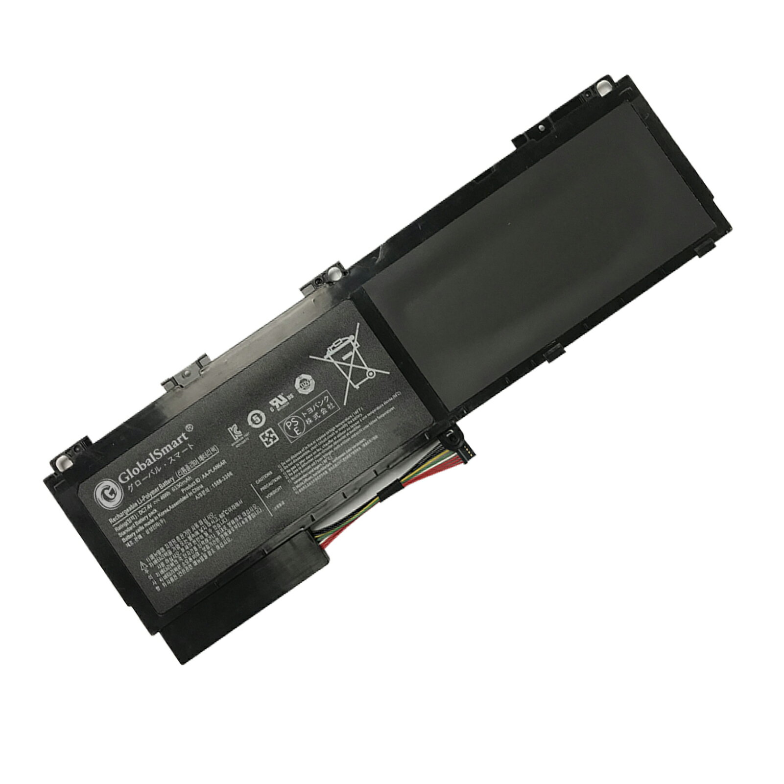 Globalsmart 新品 Samsung NP900X3A 大容量互換バッテリパック【6150mAh 7.4V】対応用 1年保証 高性能 PSE認証 互換バッテリー