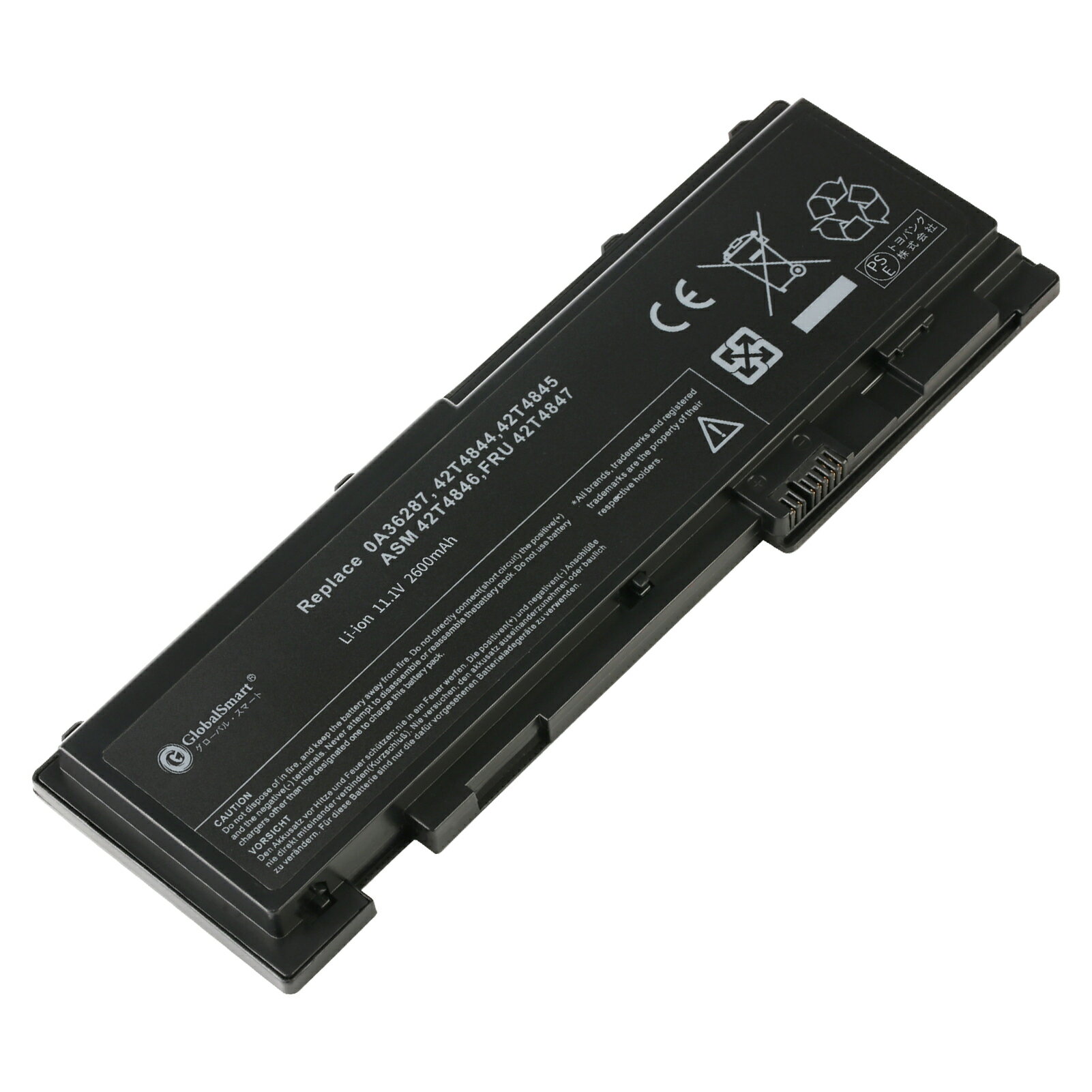 ڿʡ42T4845 б ֥å 2600mAh11.1V۹ǽ ߴХåƥ꡼GlobalSmartۡPSEǧںѤߡܹۡҸȯ̵ۡ