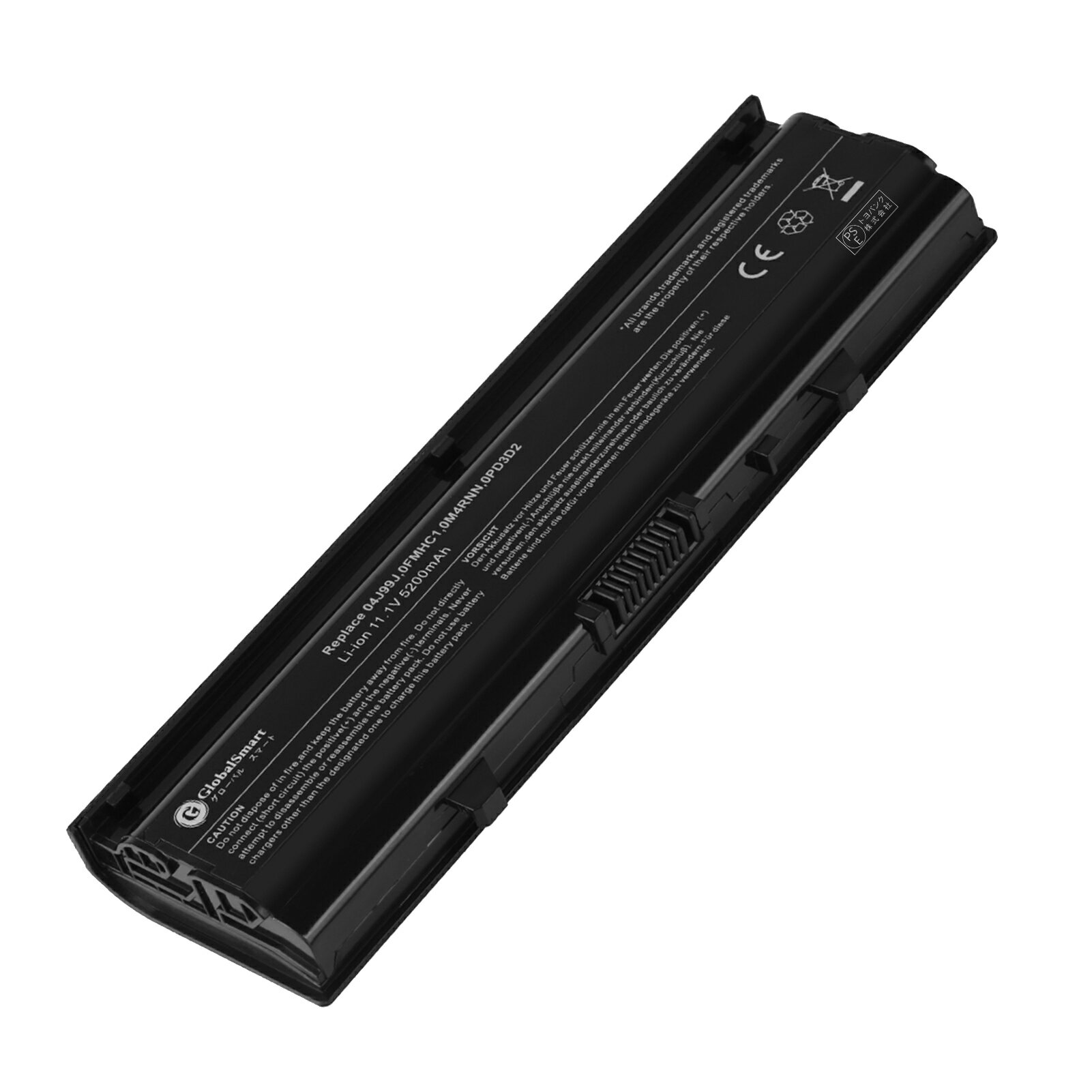 Globalsmart 新品 DELL ThinkPad T60p 大容量互換バッテリパック【5200mAh 11.1V】対応用 1年保証 高性能 PSE認証 互換バッテリー