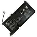 Globalsmart 新品 HP 15-dk0138TX 大容量互換バッテリパック【4150mAh 11.55V】対応用 1年保証 高性能 PSE認証 互換バッテリー