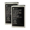 【2個セット】Globalsmart 新品 京セラ Kyocera SCP-70LBPS 互換 バッテリー【1430mAh 3.8V】対応用 1年保証 高品質 交換 互換高性能 ..