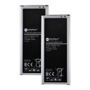 【2個セット】Globalsmart 新品 SAMSUNG GALAXY Note4 LTE-A SM-N910S 互換 バッテリー【3220mAh 3.85V】対応用 1年保証 高品質 交換 互換高性能 電池パック