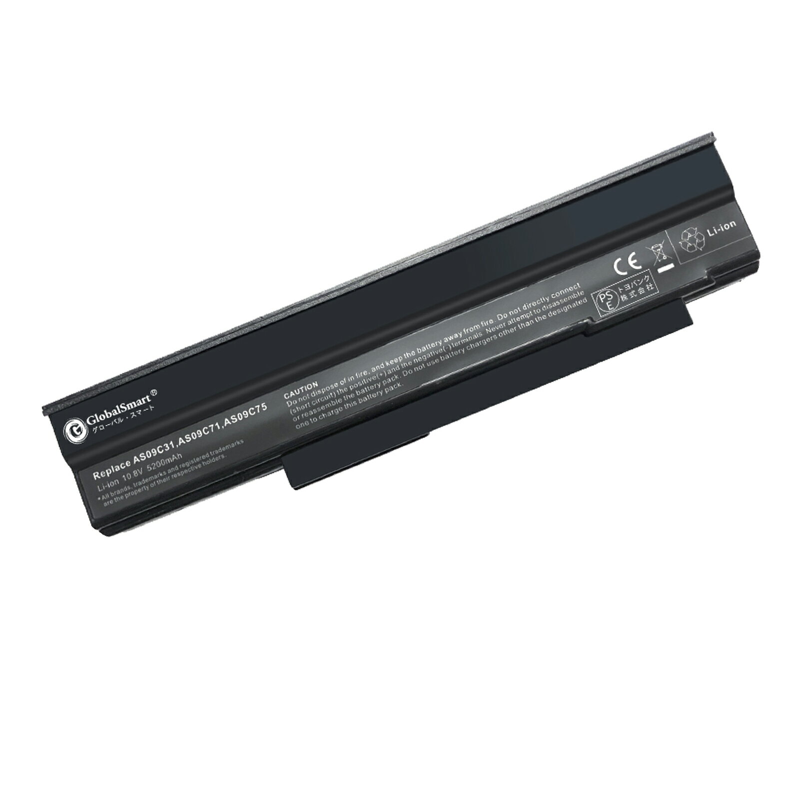 ڿ1ǯݾڡACER  Extensa 5635Z-422G16N б ߴХåƥ꡼5200mAh 10.8VGlobalSmartǽ Ρȥѥ 򴹥Хåƥ꡼ PSEǧںѤ