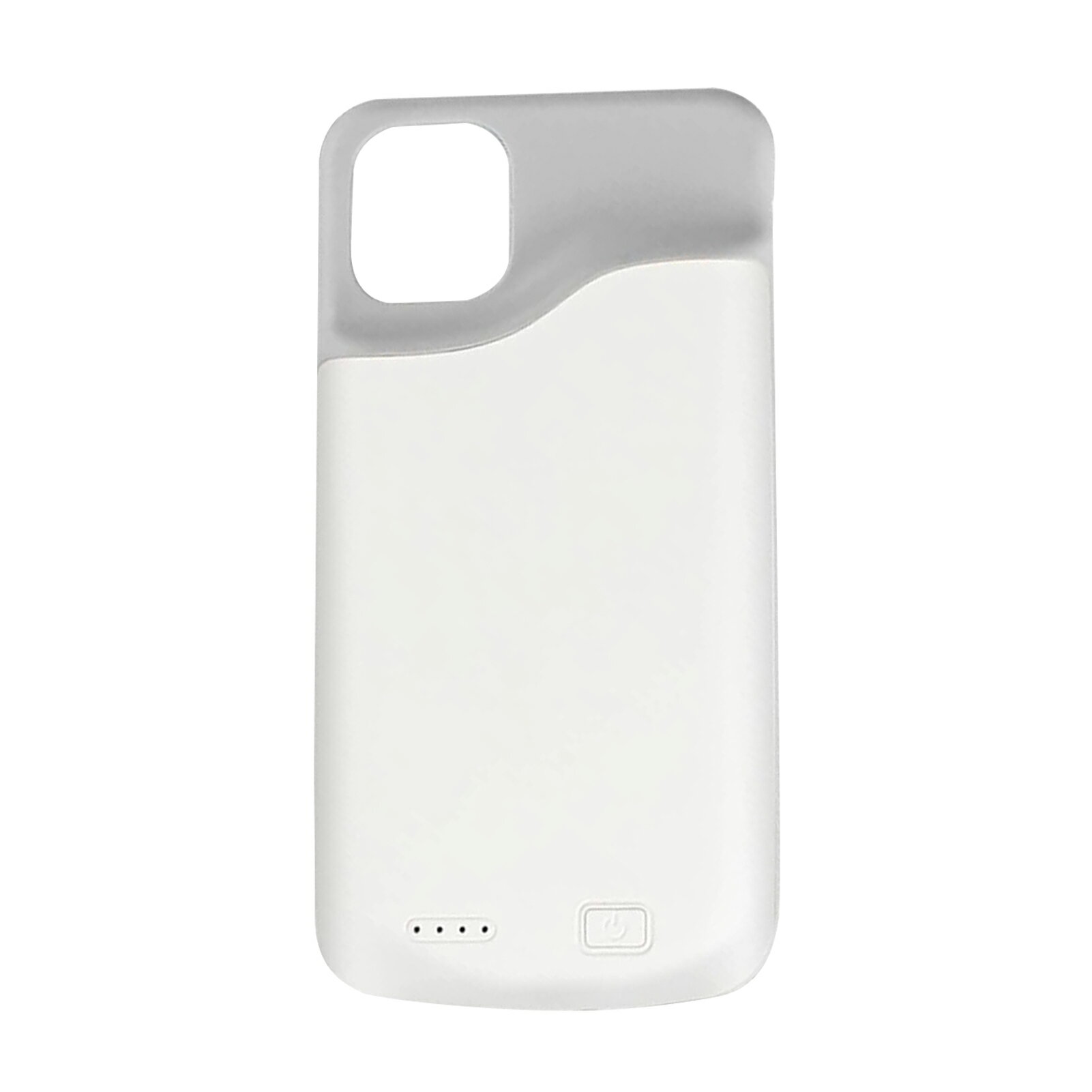 ケース型バッテリー iPhone 11 Pro Max 対応 薄型バッテリーケース 6000mAh シリコン ケース 耐衝撃 バッテリー内蔵ケース 充電ケース 急速充電 携帯充電器 旅行用 ホワイト 保護ケース