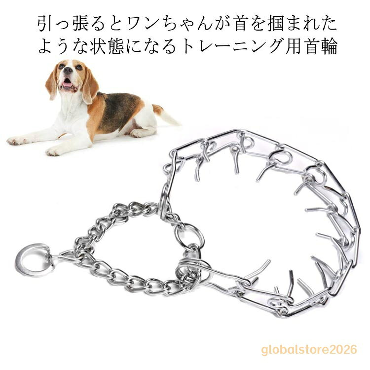 引っ張り防止のしつけに 犬 引っ張り防止 首輪 しつけ 訓練 トレーニング 首輪 イ...