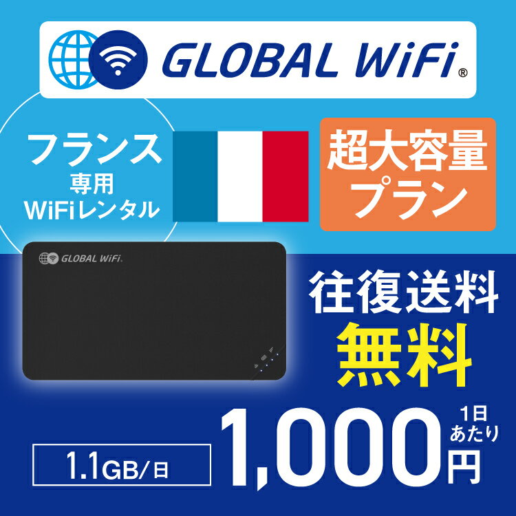 フランス wifi レンタル 超大容量プ