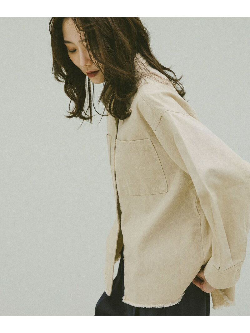 GOODデニムカラーシャツ/624975 GLOBAL WORK グローバルワーク トップス シャツ・ブラウス ピンク ベージュ パープル【先行予約】*【送料無料】[Rakuten Fashion]