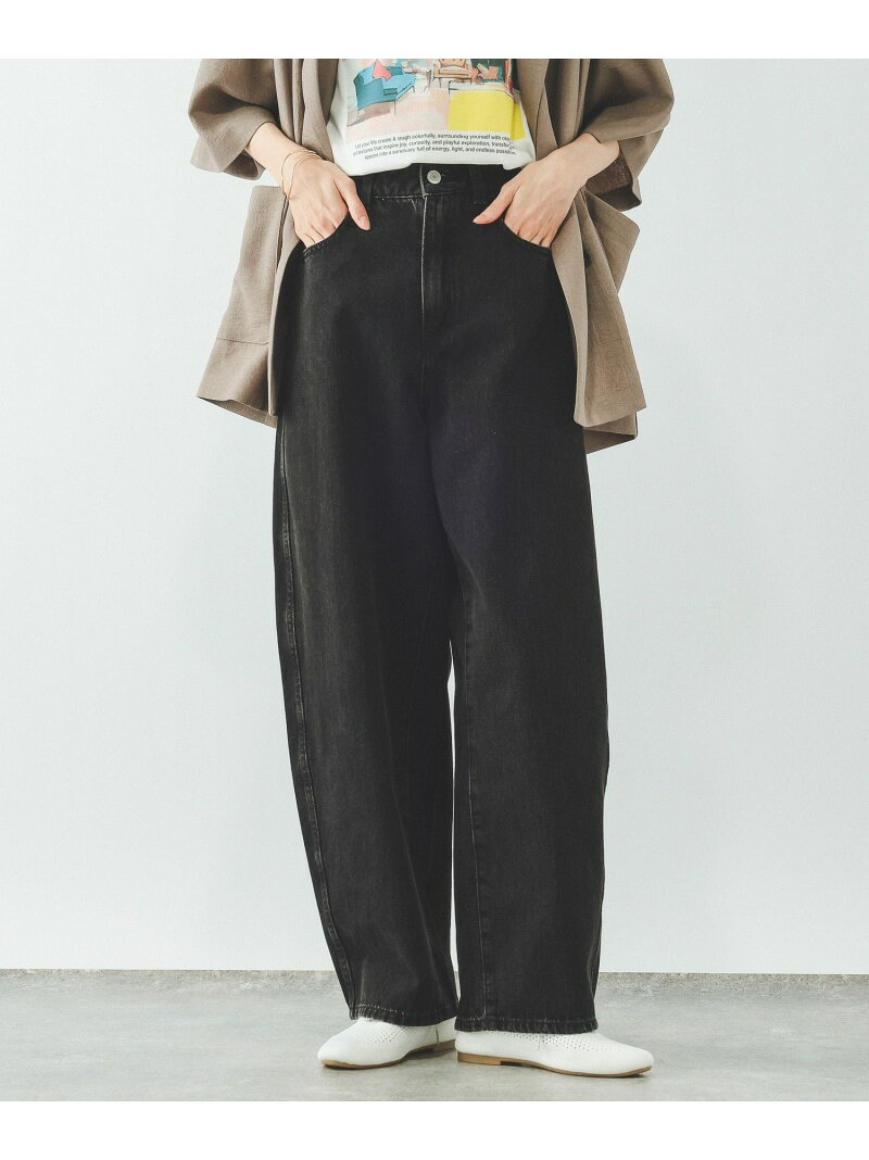 【SALE／40%OFF】GOODデニムバレルパンツ/600980 GLOBAL WORK グローバルワーク パンツ ジーンズ・デニムパンツ ブラック ブルー ネイビー ブラウン【RBA_E】[Rakuten Fashion] globalwork-10022529 GLOBAL WORK/グローバルワーク サンプル画像2