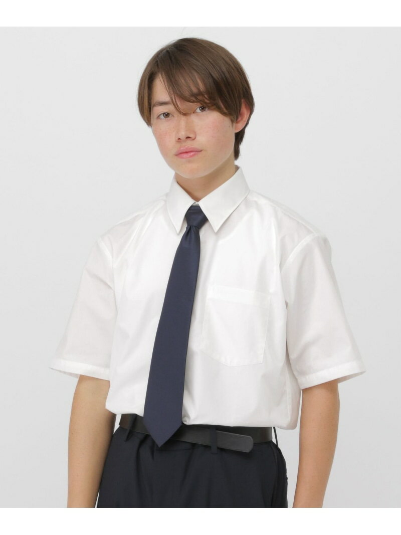 樂天商城 - スクールBOYシャツ半袖/AND YUA ANY/641519 GLOBAL WORK グローバルワーク トップス シャツ・ブラウス ホワイト[Rakuten Fashion]