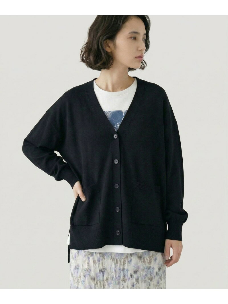 【SALE／30%OFF】サラサラDRYVネックカーディガン長袖/655854 GLOBAL WORK グローバルワーク トップス カーディガン ブラック【RBA_E】[Rakuten Fashion] globalwork-10023254 GLOBAL WORK/グローバルワーク サンプル画像2