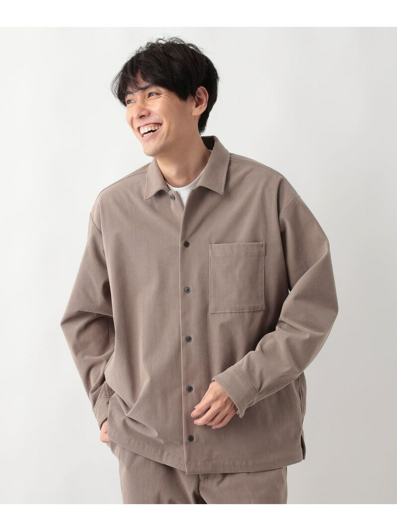 Men's Clothing - 【SALE／50%OFF】やわらかリッチコーデュロイシャツ/576411 GLOBAL WORK グローバルワーク トップス シャツ・ブラウス グレー【RBA_E】[Rakuten Fashion]