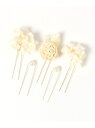 【SALE/70%OFF】MADE IN JAPANドライブリザーブドフラワー5本セットピン GLOBAL WORK グローバルワーク ヘアアクセサリー バレッ...
