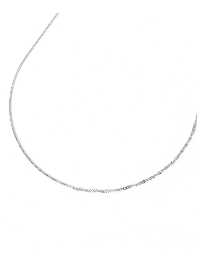 ステンレス細チェーンネックレス/1081048 GLOBAL WORK グローバルワーク アクセサリー・腕時計 ネックレス シルバー[Rakuten Fashion] globalwork-10024425 GLOBAL WORK/グローバルワーク サンプル画像3