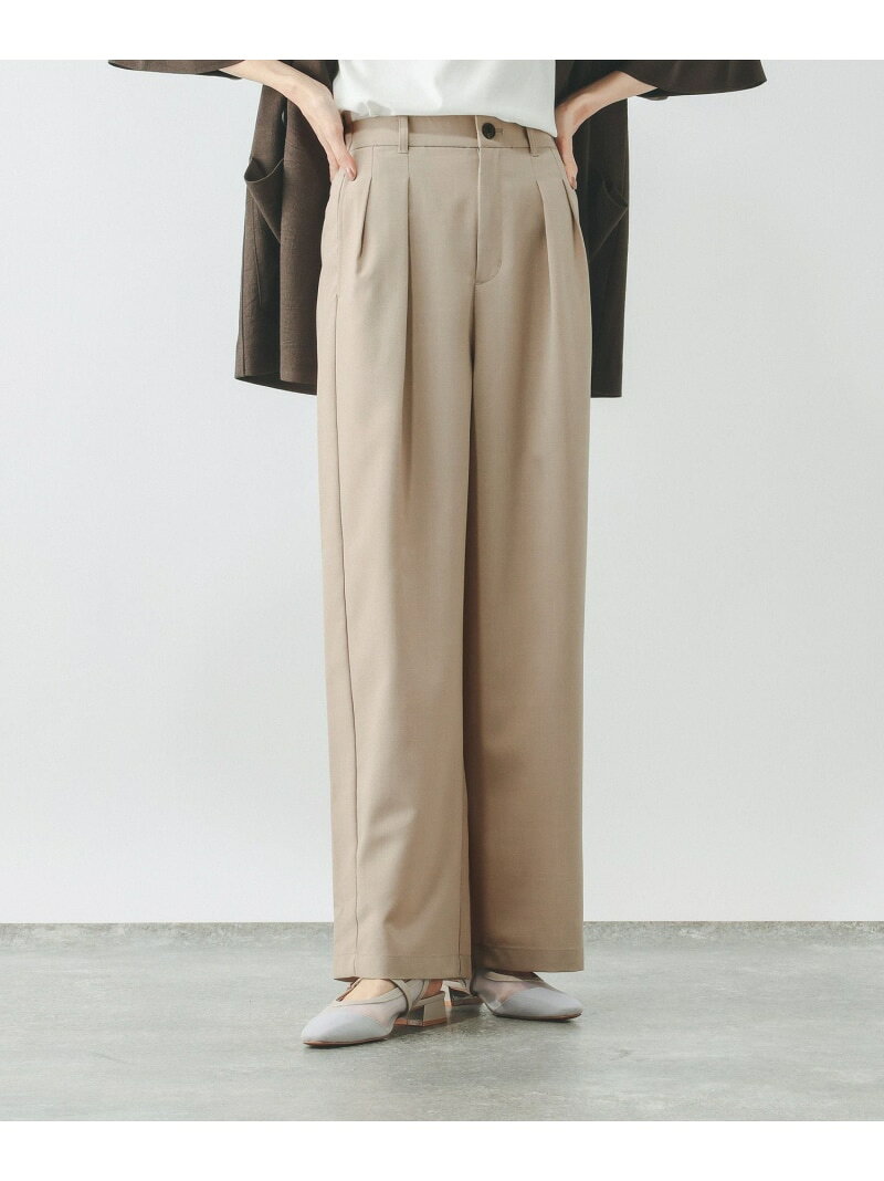 【SALE／40%OFF】ノンストレスリッチワイドパンツ/632962 GLOBAL WORK グローバルワーク パンツ その他のパンツ ブラック ベージュ グレー ブラウン【RBA_E】[Rakuten Fashion] globalwork-10023376 GLOBAL WORK/グローバルワーク サンプル画像3