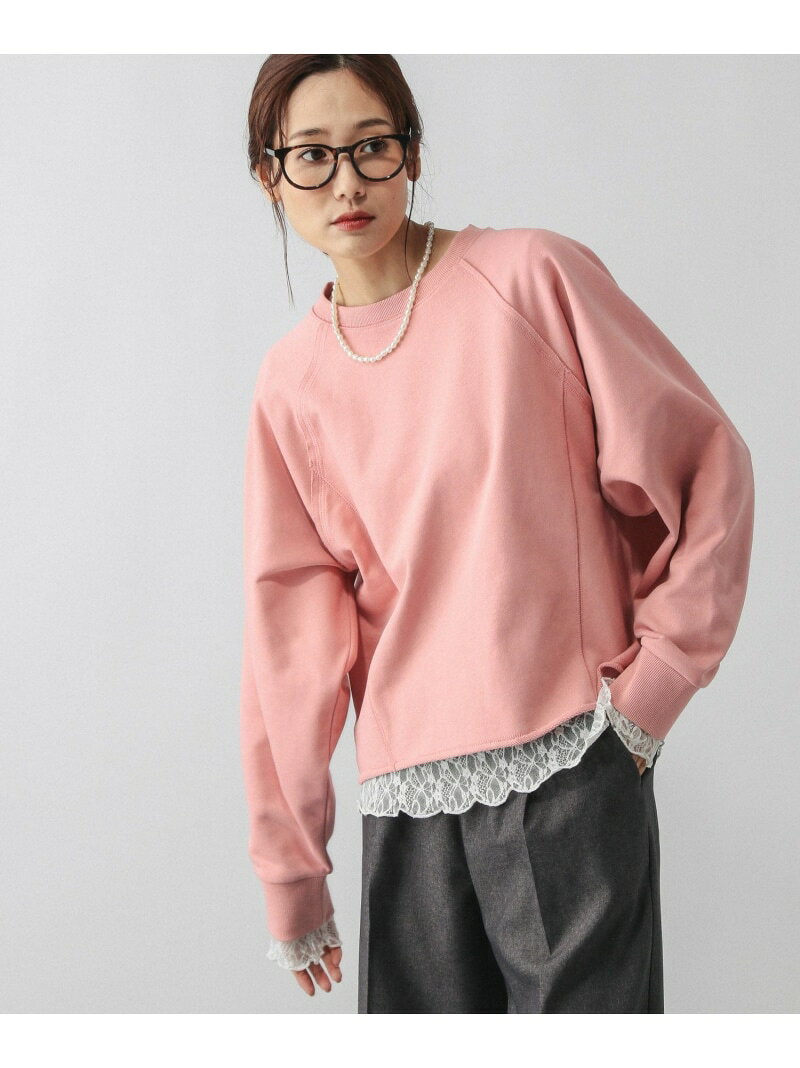 【SALE／50%OFF】乾きやすいカラースウェットプルオーバー/580961 GLOBAL WORK グローバルワーク トップス スウェット・トレーナー ピンク ブルー イエロー ブラック グレー【RBA_E】[Rakuten Fashion] globalwork-10022113 GLOBAL WORK/グローバルワーク サンプル画像3