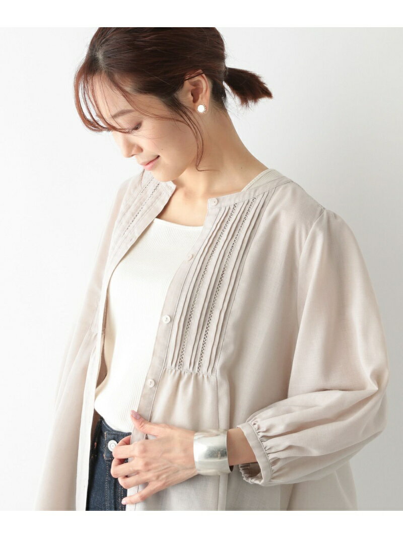【SALE／50%OFF】(W)フレンチリネンイージーケアTU GLOBAL WORK グローバルワーク ワンピース・ドレス チュニック グレー ホワイト グリーン【RBA_E】[Rakuten Fashion]