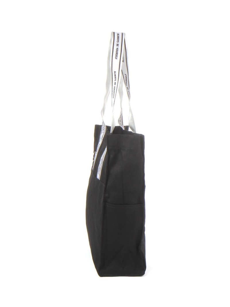 推しごとロゴZIPトート/1055043 GLOBAL WORK グローバルワーク バッグ トートバッグ ブラック[Rakuten Fashion] globalwork-10024009 GLOBAL WORK/グローバルワーク サンプル画像3