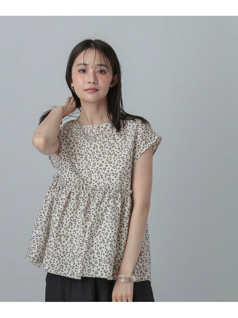 【SALE／40%OFF】MATINEE LINE/ラミー2WAYフロントブラウス/678452 GLOBAL WORK グローバルワーク トップス シャツ・ブラウス ブラック ベージュ【RBA_E】[Rakuten Fashion] globalwork-10023753 GLOBAL WORK/グローバルワーク サンプル画像2