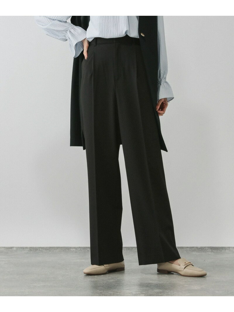 【SALE／20%OFF】ウツクシルエットワイドストレート/581010 GLOBAL WORK グローバルワーク パンツ その他のパンツ ブルー ネイビー ベージュ ブラウン ブラック グレー【RBA_E】【送料無料】[Rakuten Fashion] globalwork-10022248 GLOBAL WORK/グローバルワーク サンプル画像2