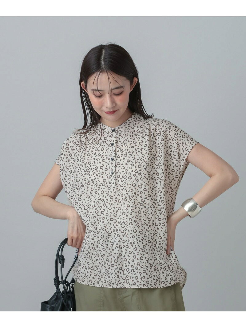 【SALE／50%OFF】MATINEE LINE/ラミーフレンチSLシャツ/678456 GLOBAL WORK グローバルワーク トップス シャツ・ブラウス ブラック ベージュ【RBA_E】[Rakuten Fashion] globalwork-10023751 GLOBAL WORK/グローバルワーク サンプル画像3