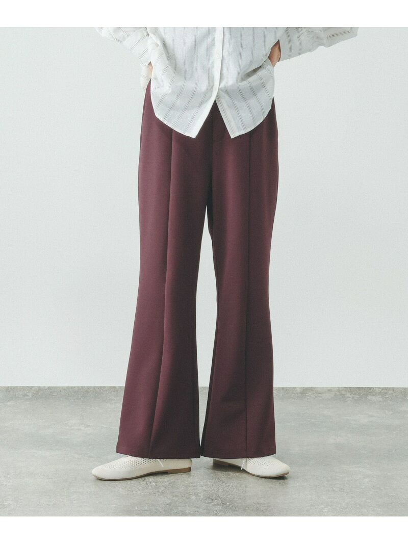 イージーケアストレッチフレアパンツ/681322 GLOBAL WORK グローバルワーク パンツ その他のパンツ ワインレッド ブラック グリーン グレー【先行予約】*【送料無料】[Rakuten Fashion] globalwork-10023858 GLOBAL WORK/グローバルワーク サンプル画像2