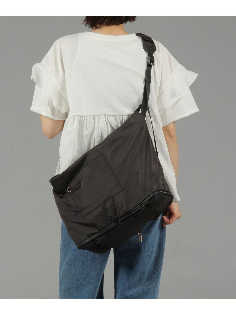 【SALE／44%OFF】スッキャリパッカブルショルダーバッグ/一部店舗限定/327889 GLOBAL WORK グローバルワーク バッグ ショルダーバッグ グレー ブラック【RBA_E】[Rakuten Fashion] globalwork-10021113 GLOBAL WORK/グローバルワーク サンプル画像3
