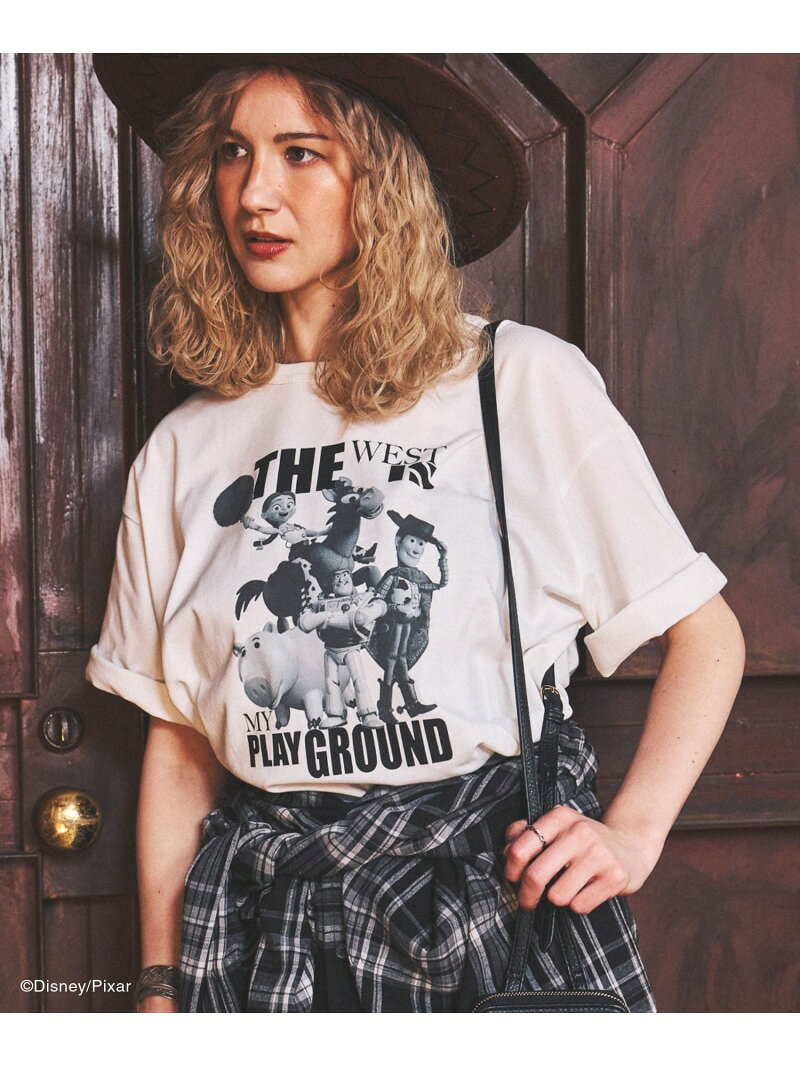 TOY STORY 5(トイ・ストーリー5)/ヘビロッTEE/812422 GLOBAL WORK グローバルワーク トップス カットソー・Tシャツ ブラック ホワイト グレー【送料無料】[Rakuten Fashion] globalwork-10023992 GLOBAL WORK/グローバルワーク サンプル画像3