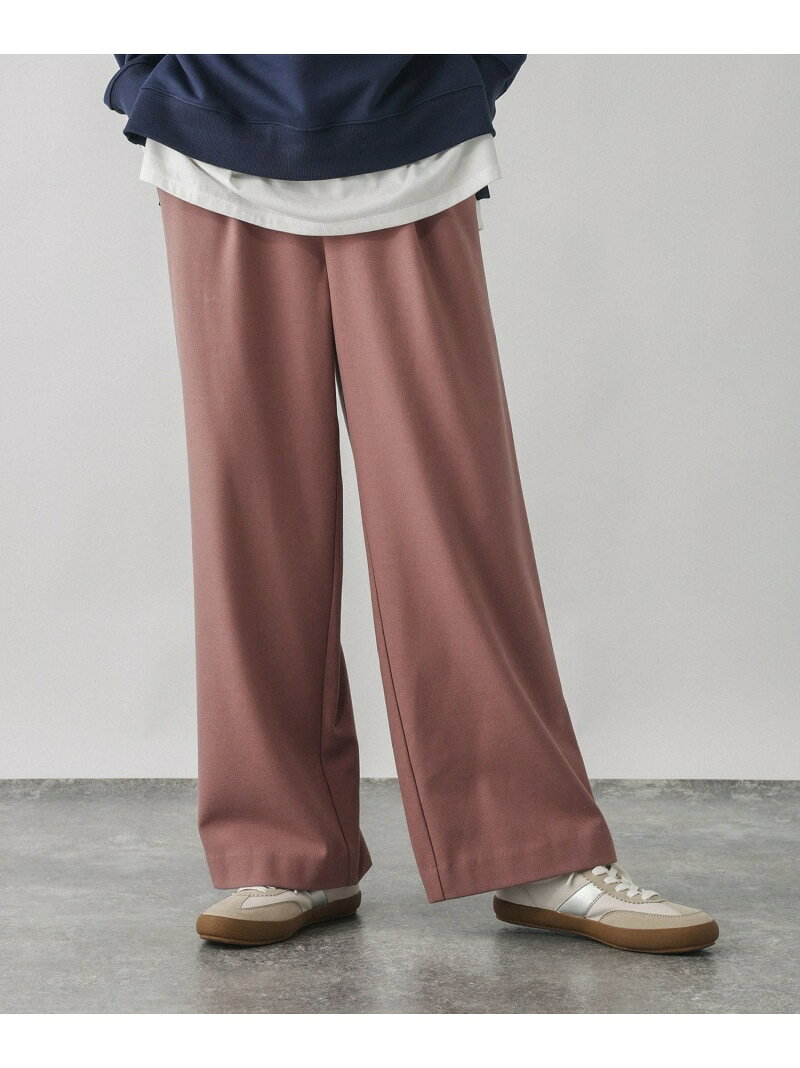 【SALE／43%OFF】多機能あったかストレートパンツ/591300 GLOBAL WORK グローバルワーク パンツ その他のパンツ ピンク グレー ブラック ネイビー ブルー【RBA_E】[Rakuten Fashion] globalwork-10022189 GLOBAL WORK/グローバルワーク サンプル画像3