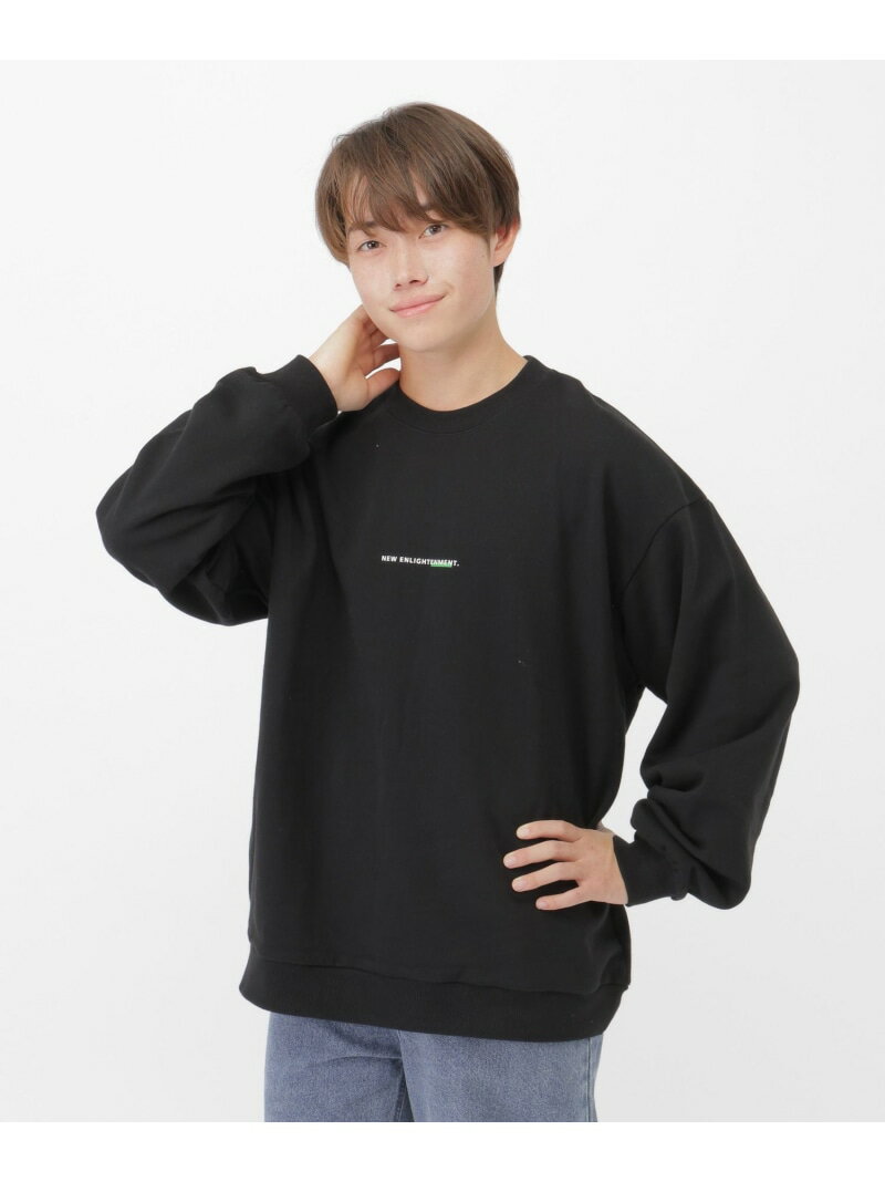 【SALE／50%OFF】USAユニセックスグラフィックスウェット/AND YUA ANY/581104 GLOBAL WORK グローバルワーク トップス スウェット・トレーナー ブラック ホワイト【RBA_E】[Rakuten Fashion]