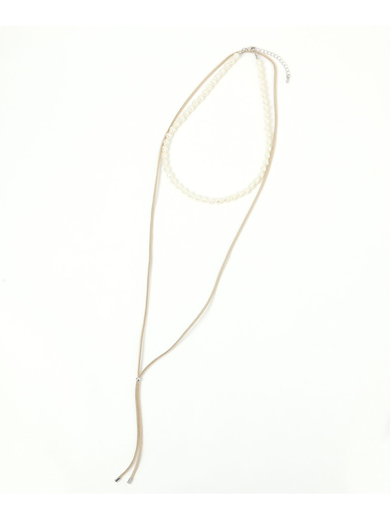 【SALE／60%OFF】フェイクスエードY字二連ネックレス/495432 GLOBAL WORK グローバルワーク アクセサリー・腕時計 ネックレス ブラウン ブラック ベージュ カーキグリーン【RBA_E】[Rakuten Fashion] globalwork-10021277 GLOBAL WORK/グローバルワーク サンプル画像3