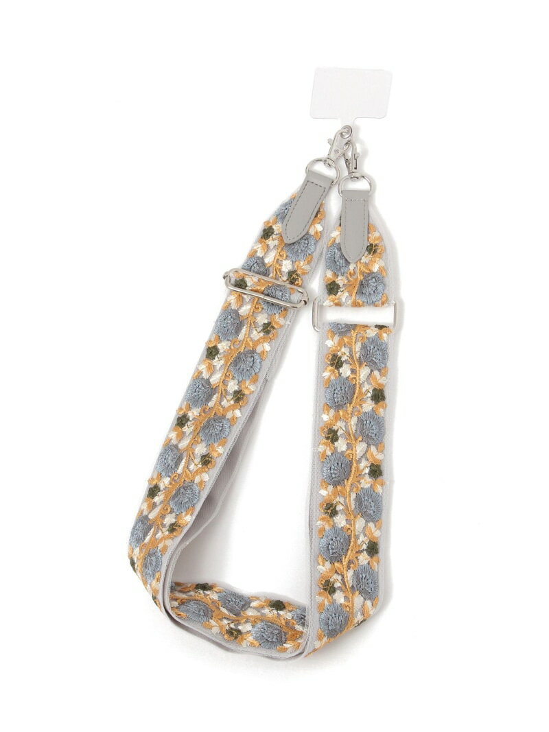 乐天商城 - 【SALE／20%OFF】太幅刺繍マルチWAYショルダー/495441 GLOBAL WORK グローバルワーク スマホグッズ・オーディオ機器 その他のスマホグッズ・オーディオ機器 グレー ベージュ【RBA_E】[Rakuten Fashion]