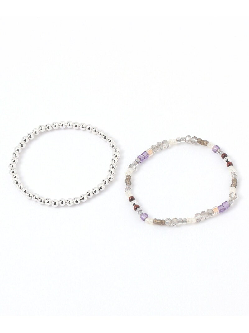 【SALE／60%OFF】ビーズブレス/496800 GLOBAL WORK グローバルワーク アクセサリー・腕時計 ブレスレット・バングル ブルー パープル【RBA_E】[Rakuten Fashion] globalwork-10021279 GLOBAL WORK/グローバルワーク サンプル画像3