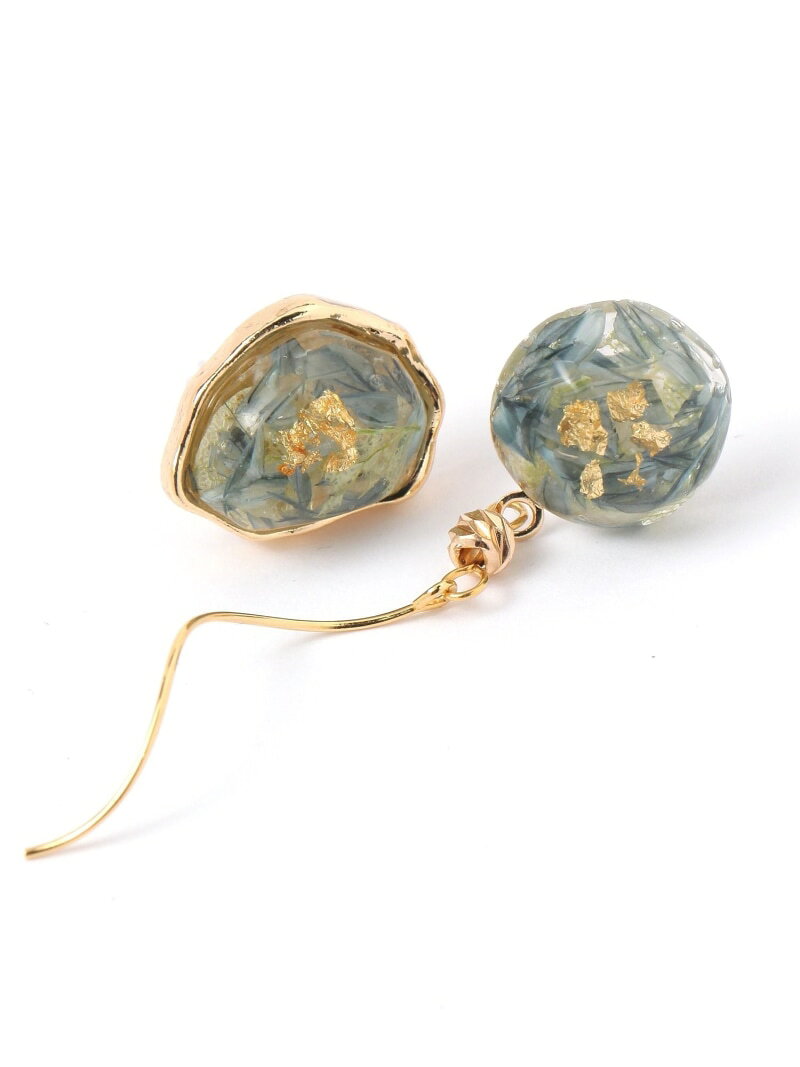 【SALE／50%OFF】BLUEフラワー入りピアス/MADE IN JAPAN/496803 GLOBAL WORK グローバルワーク アクセサリー・腕時計 ピアス ゴールド【RBA_E】[Rakuten Fashion] globalwork-10021271 GLOBAL WORK/グローバルワーク サンプル画像3