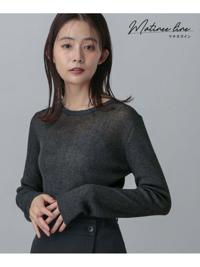 【SALE／40%OFF】MATINEE LINE/レヴィータクループルオーバー/321437 GLOBAL WORK グローバルワーク トップス ニット グレー【RBA_E】[Rakuten Fashion] globalwork-10020895 GLOBAL WORK/グローバルワーク サンプル画像2