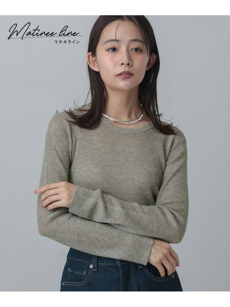 【SALE／40%OFF】MATINEE LINE/レヴィータクループルオーバー/321437 GLOBAL WORK グローバルワーク トップス ニット グレー【RBA_E】[Rakuten Fashion] globalwork-10020895 GLOBAL WORK/グローバルワーク サンプル画像3