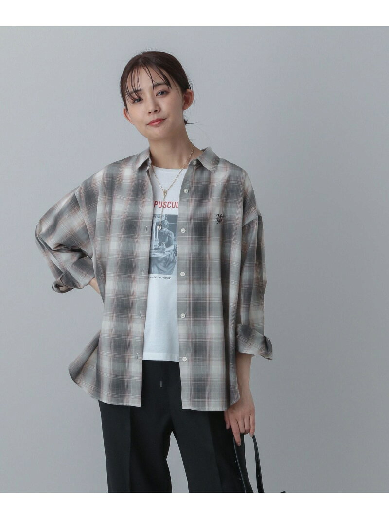 【SALE／68%OFF】MATINEE LINE/着丈選べるチェックシャツ/327160 GLOBAL WORK グローバルワーク トップス シャツ・ブラウス ブラウン ブラック イエロー【RBA_E】[Rakuten Fashion] globalwork-10020885 GLOBAL WORK/グローバルワーク サンプル画像2
