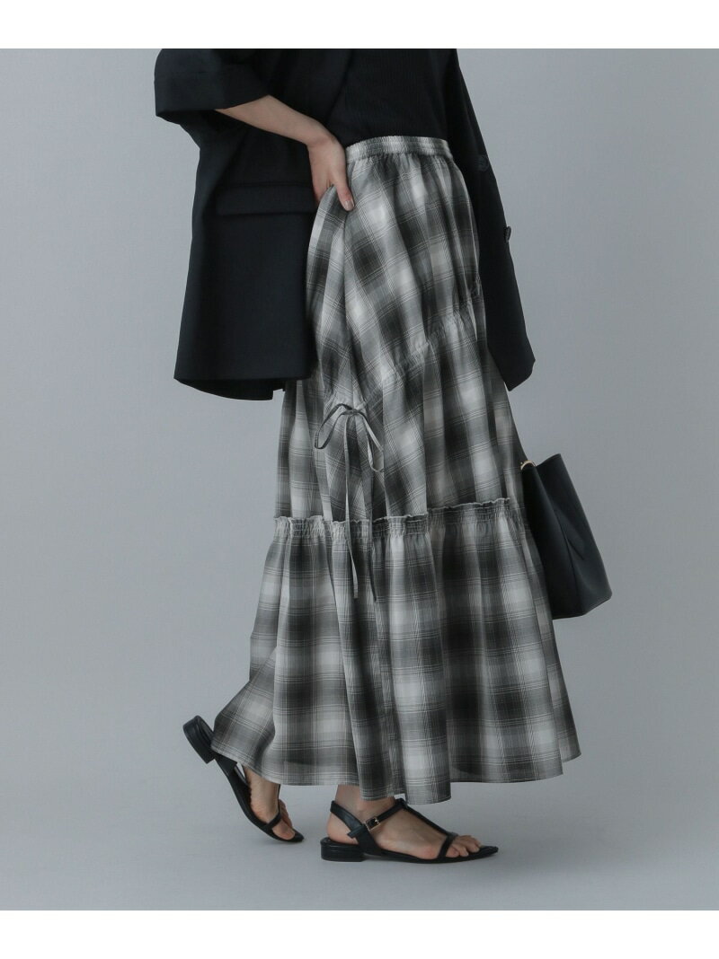 【SALE／30%OFF】MATINEE LINE/チェックスカート/327172 GLOBAL W