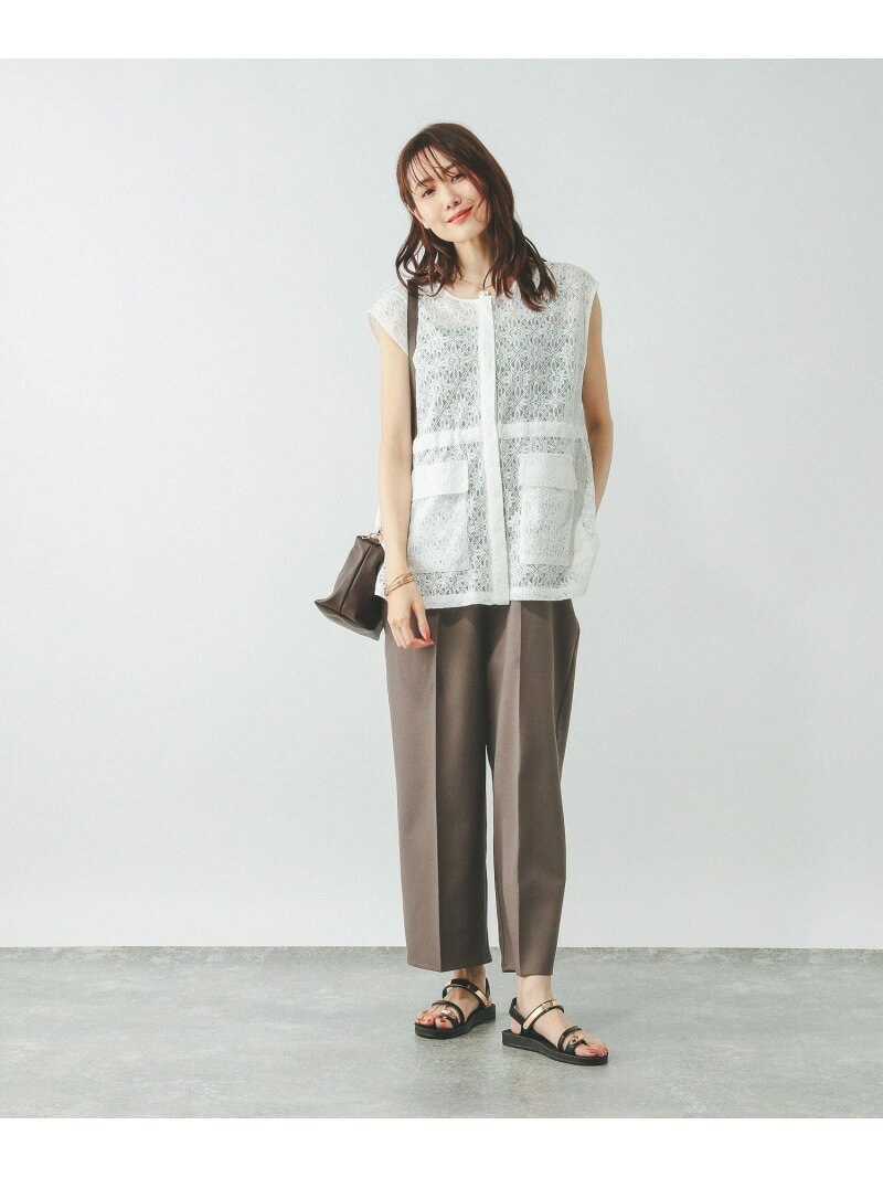 【SALE／50%OFF】レースベスト*サロペSET/492523 GLOBAL WORK グローバルワーク オールインワン・オーバーオール オーバーオール・サロペット ブラック ブラウン【RBA_E】【送料無料】[Rakuten Fashion] globalwork-10021222 GLOBAL WORK/グローバルワーク サンプル画像3
