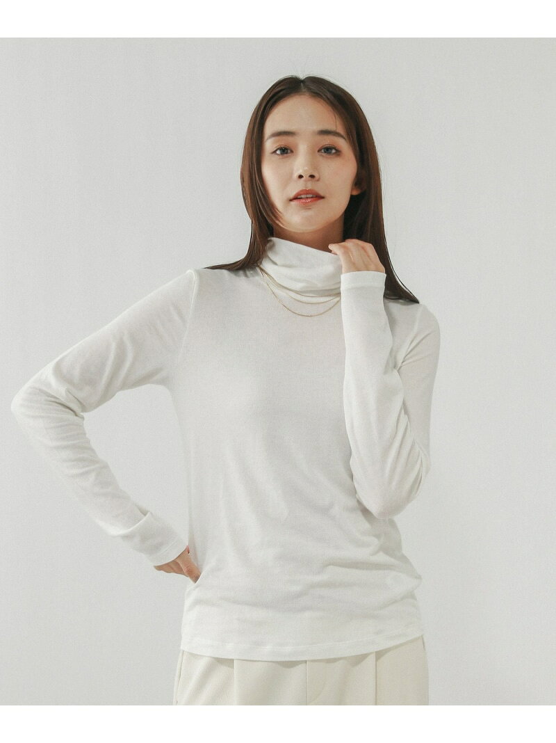 【SALE／40%OFF】Fffit エフィット/温度調節ストレッチハイネックTシャツ長袖/580816 GLOBAL WORK グローバルワーク トップス カットソー・Tシャツ グレー ホワイト ブラック ピンク ブラウン【RBA_E】[Rakuten Fashion] globalwork-10021925 GLOBAL WORK/グローバルワーク サンプル画像2