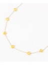 【SALE/50%OFF】(W)キラキラハートネックレス GLOBAL WORK グローバルワーク アクセサリー・腕時計 ネックレス イエロー ブルー【RBA_...