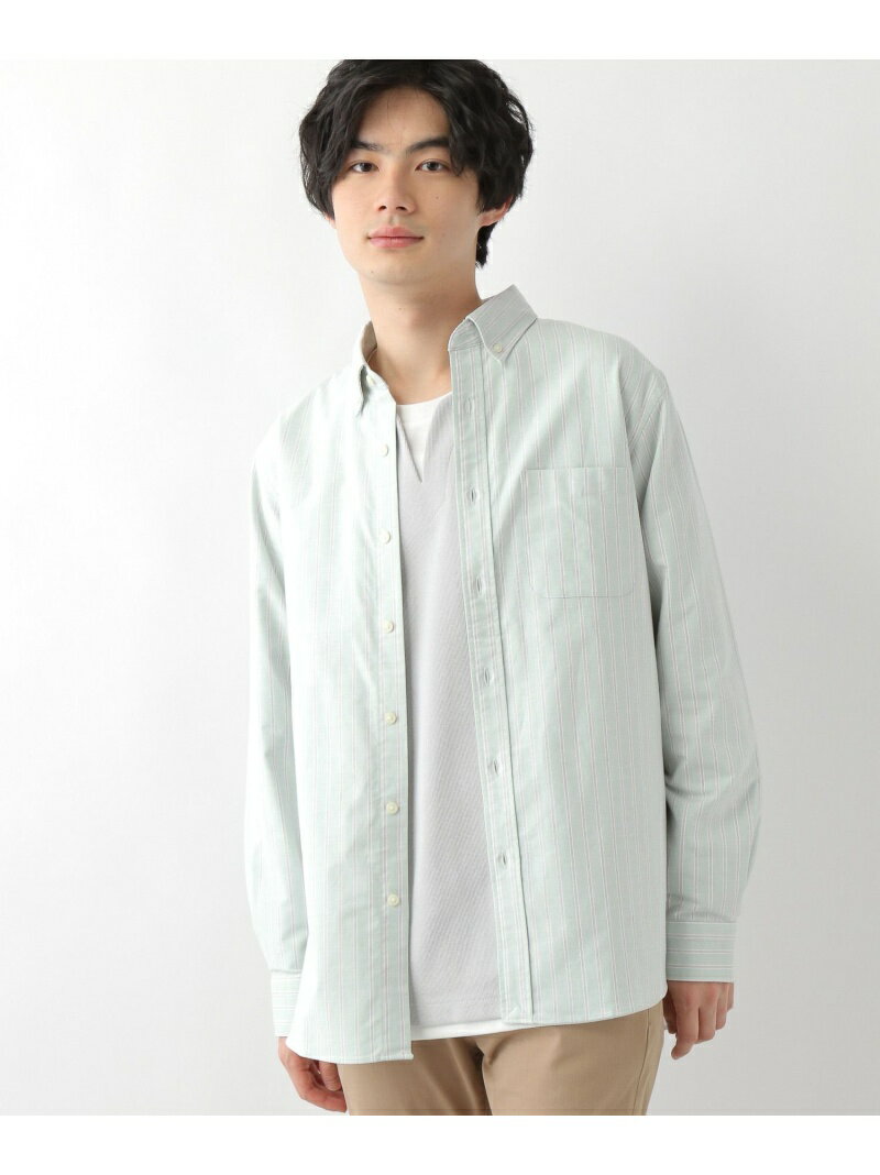 【SALE／50 OFF】(M)OX/B.Dシャツ GLOBAL WORK グローバルワーク トップス シャツ ブラウス グリーン グレー ブルー ホワイト【RBA_E】 Rakuten Fashion