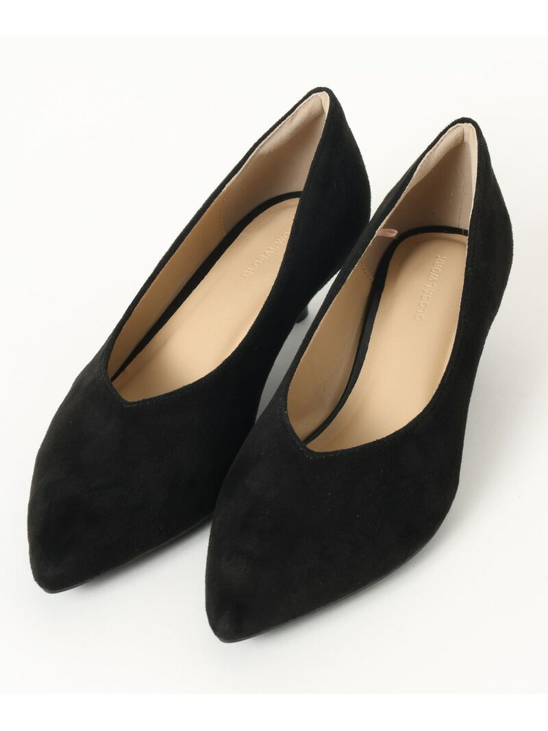 【SALE／30%OFF】3.5cmヒール/らくっション撥水ローヒールパンプス/632745 GLOBAL WORK グローバルワーク シューズ・靴 パンプス ブラック【RBA_E】[Rakuten Fashion] globalwork-10022626 GLOBAL WORK/グローバルワーク サンプル画像3
