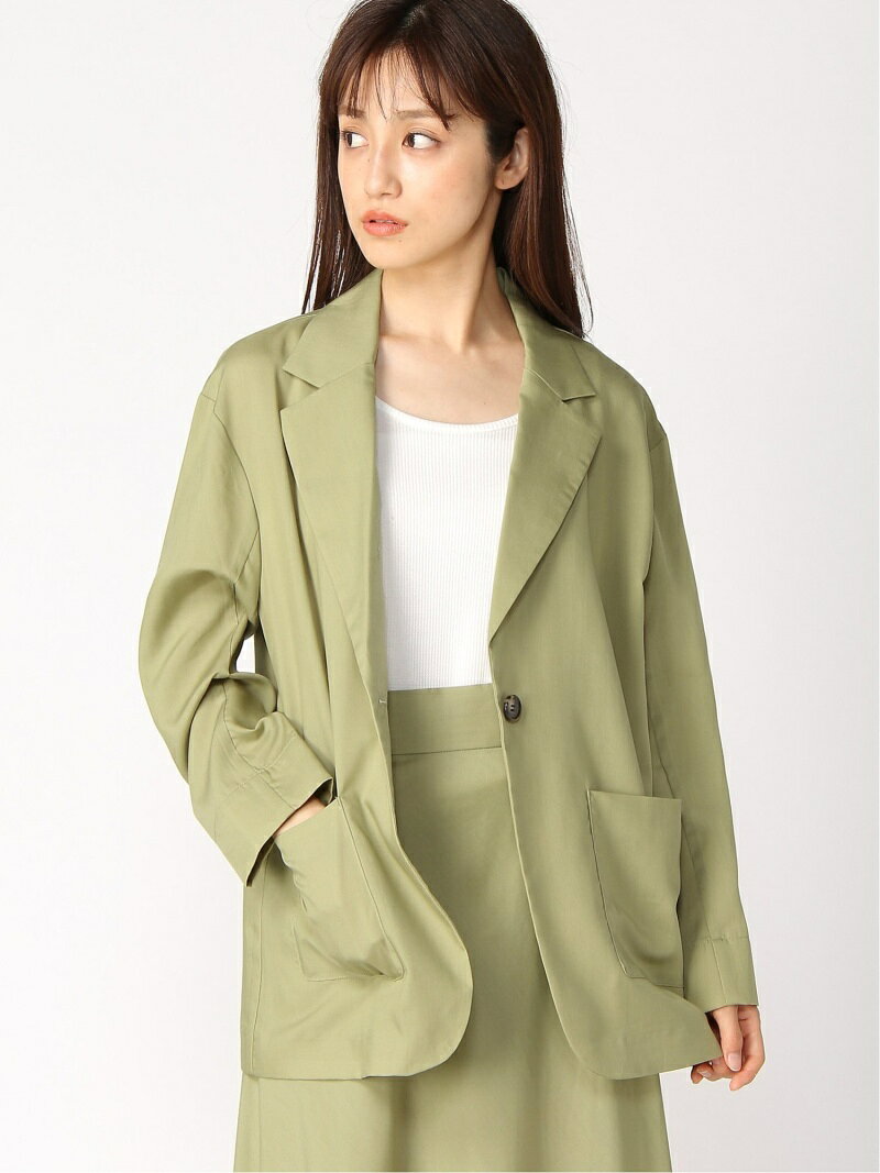 【SALE／50%OFF】(W)リラックスSET UP/JK GLOBAL WORK グローバルワーク ジャケット・アウター テーラードジャケット・ブレザー グリーン ブラウン ベージュ【RBA_E】[Rakuten Fashion]
