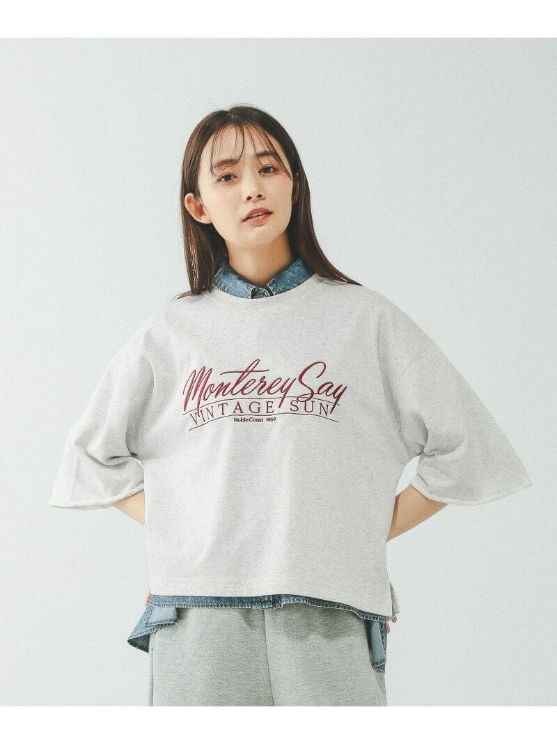 【SALE／30%OFF】乾きやすいスウェットプリント6分袖/636715 GLOBAL WORK グローバルワーク トップス スウェット・トレーナー ブラウン レッド ブラック ネイビー ホワイト グレー【RBA_E】[Rakuten Fashion] globalwork-10023062 GLOBAL WORK/グローバルワーク サンプル画像2